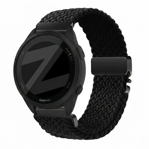 Bandz Garmin Forerunner 165 Braided Strap 'Parachute' (Black)