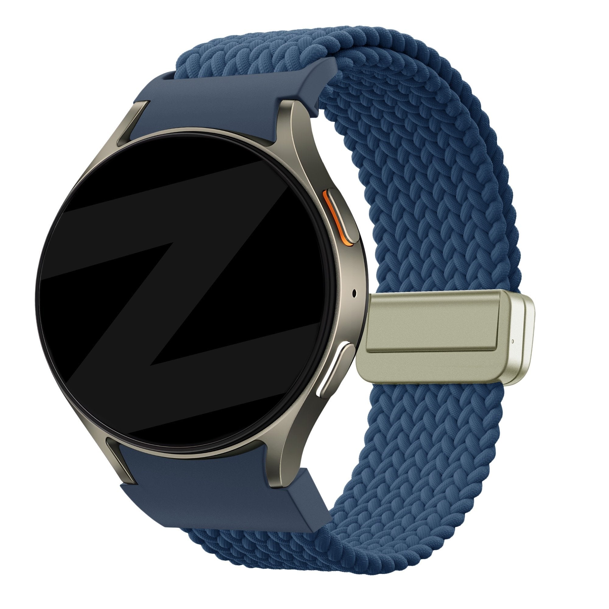 Bandz Samsung Galaxy Watch 5 - 40mm Braided Strap 'Easy Fit' (Blue)