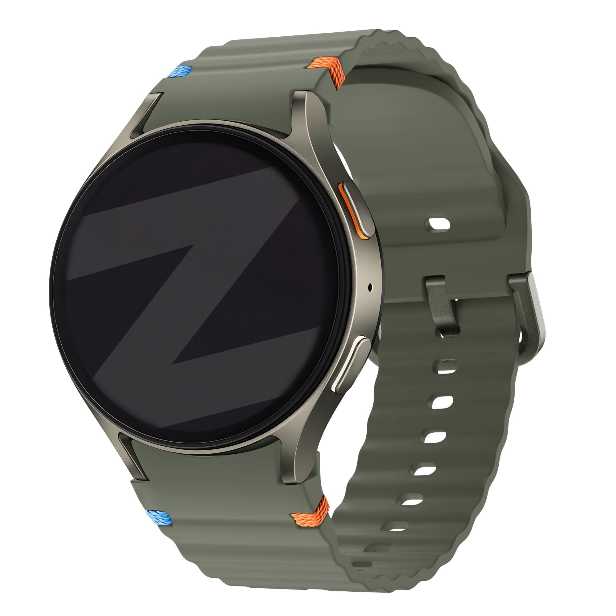 Bandz Samsung Galaxy Watch 7 - 40mm Wave Armband 'Easy Fit' (Grün)
