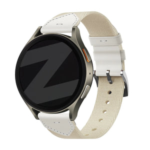 Bandz Fossil Gen 5e - 42mm Hybrid Lederarmband 'Easy Fit' (Polarstern)