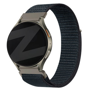 Bandz OnePlus Watch 3 Nylonarmband 'Easy Fit' (Grau/Blau)