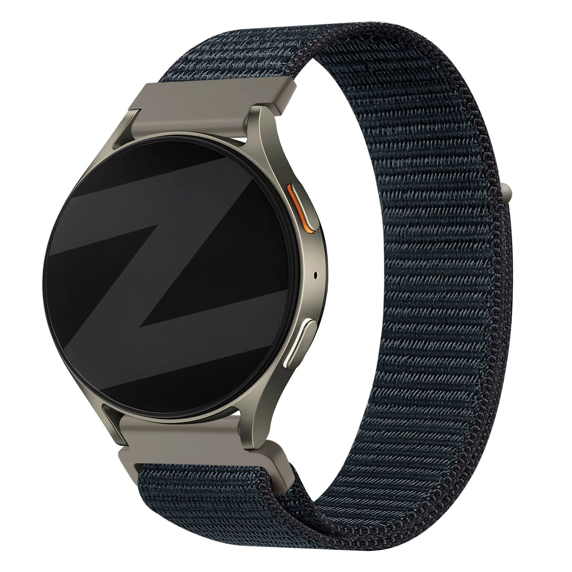 Bandz OnePlus Watch 3 Nylonarmband 'Easy Fit' (Grau/Blau)