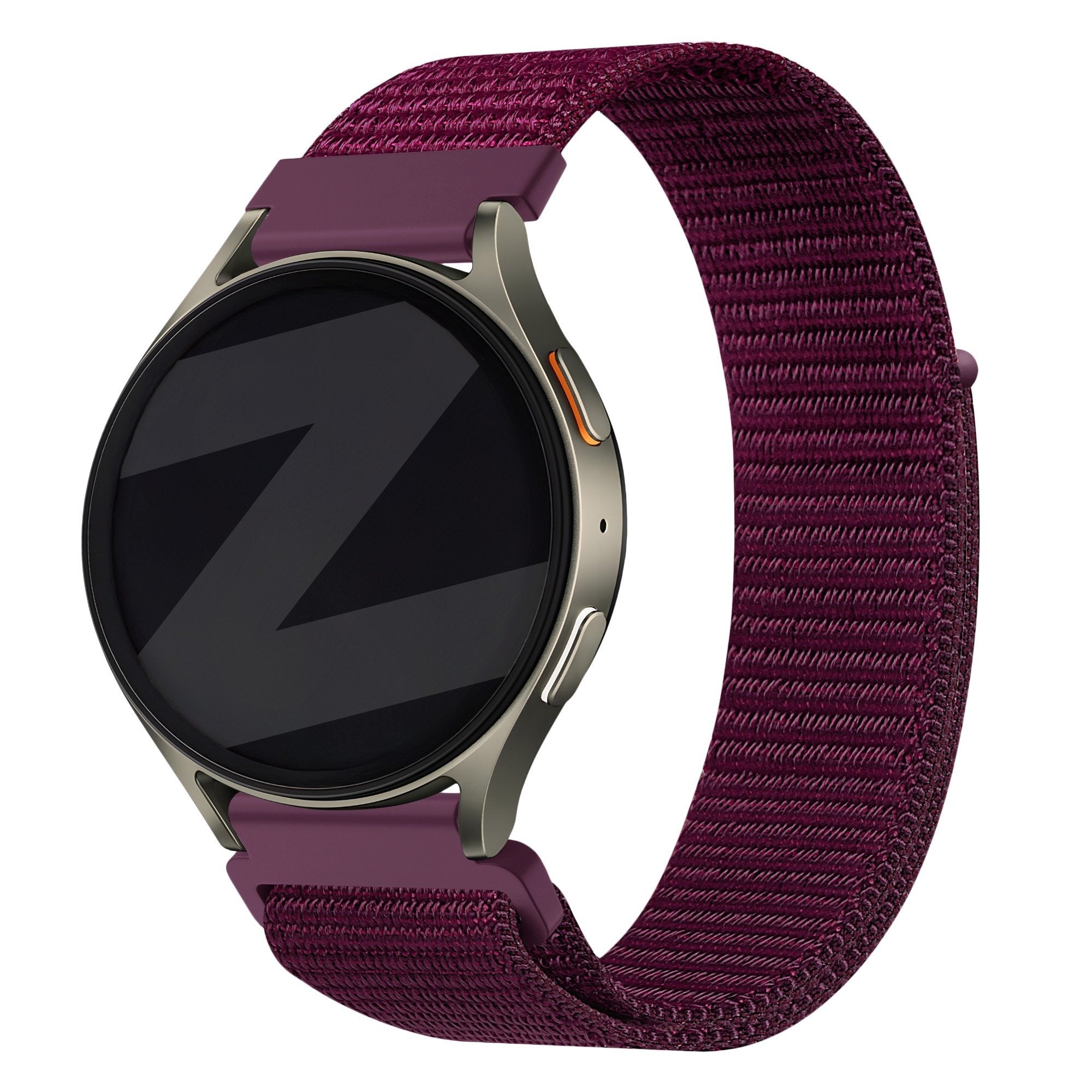 Bandz Oppo Watch X2 Mini Nylonarmband 'Easy Fit' (Pflaume)