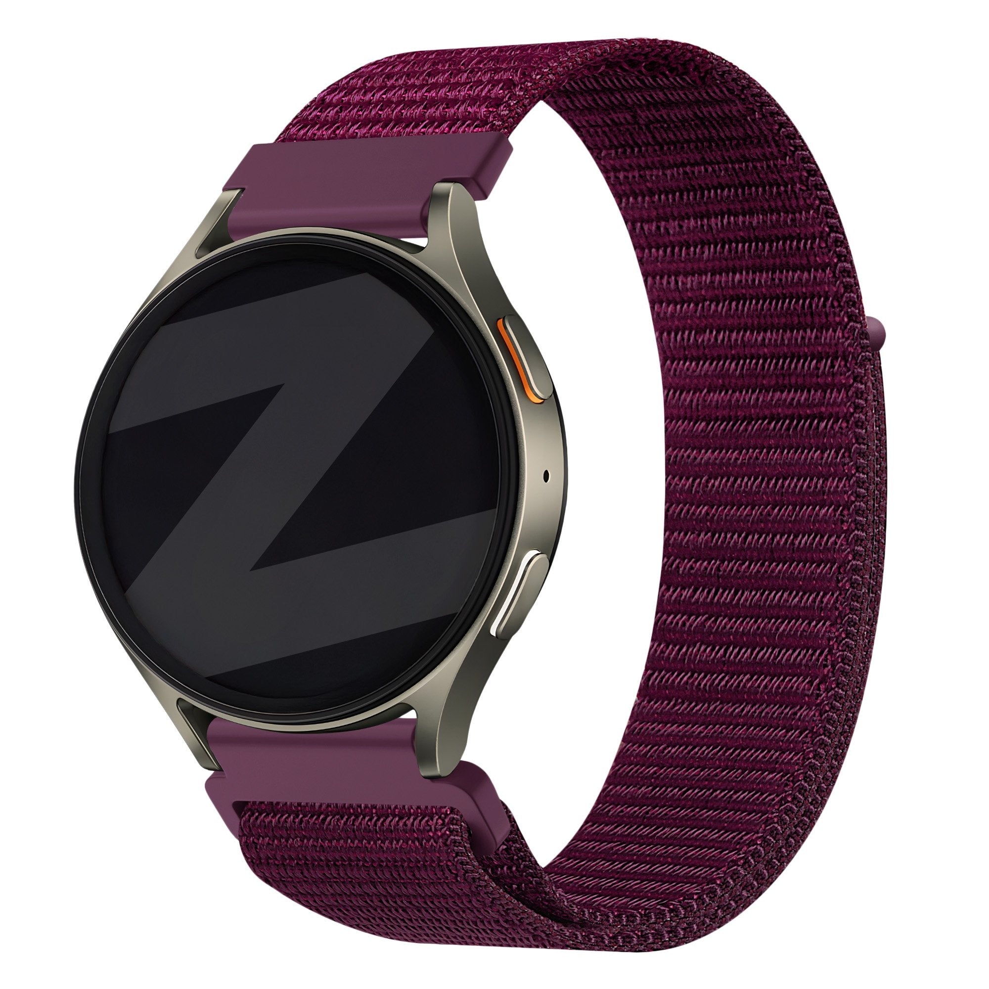Bandz Huawei Watch GT 3 Pro 43mm Nylonarmband 'Easy Fit' (Plum)