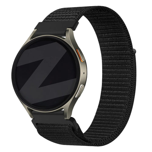 Bandz OnePlus Watch 3 Nylonarmband 'Easy Fit' (Schwarz)
