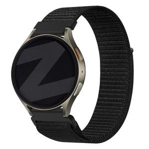 Bandz Amazfit Active Max Nylon Strap 'Easy Fit' (Black)