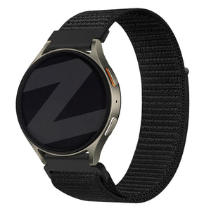Bandz Huawei Watch GT 7 - 41mm Nylonarmband 'Easy Fit' (Schwarz)