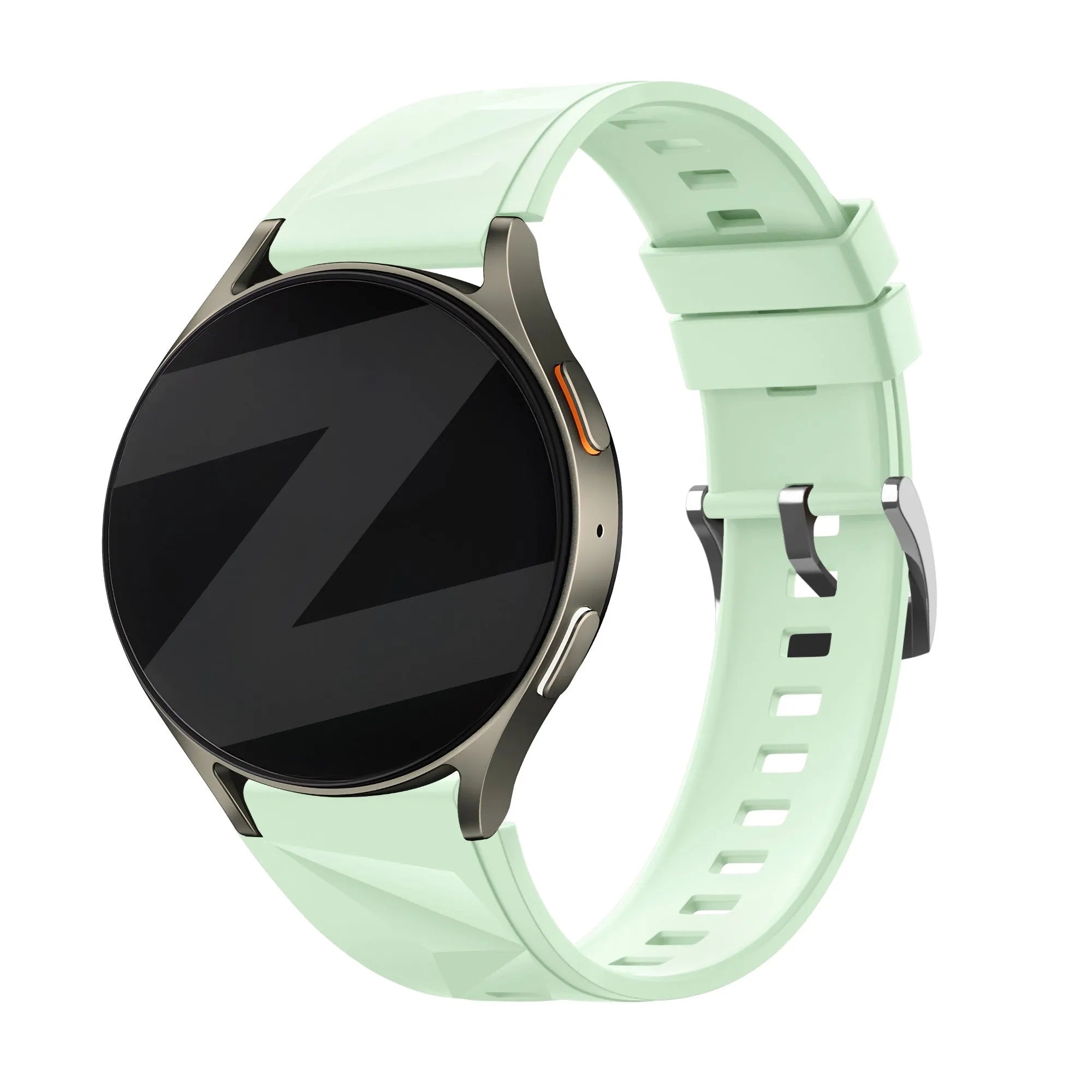 Bandz Fossil Gen 6 - 42mm Silikonarmband 'Easy Fit' (Hell Grün)