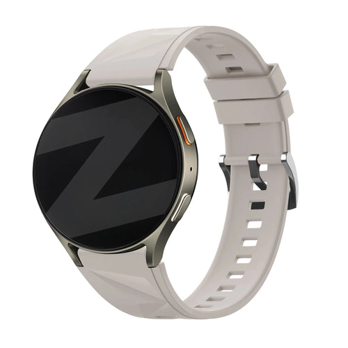 Bandz Fossil Gen 6 - 42mm Silikonarmband 'Easy Fit' (Polarstern)