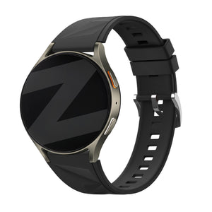 Bandz Huawei Watch 5 - 42mm Silicone Strap 'Easy Fit' (Black)