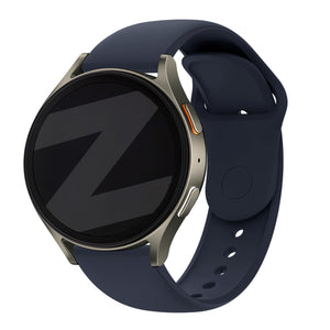 Bandz Samsung Galaxy Watch 7 - 40mm Sport Armband 'Easy Fit' (Dunkel Blau)