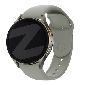 Bandz Samsung Galaxy Watch 46mm Sport Armband 'Easy Fit' (Hell Grau)