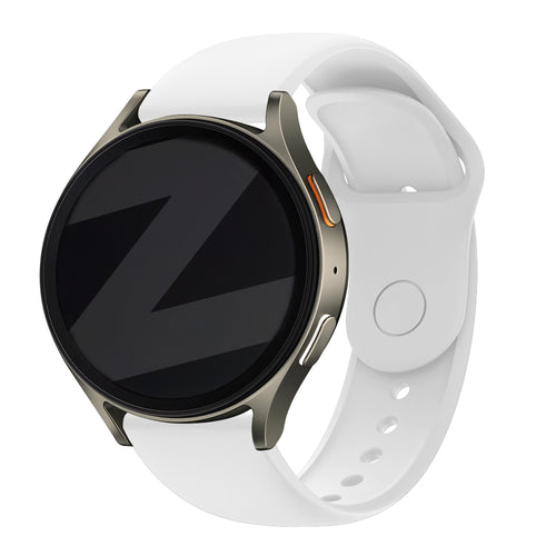 Bandz Samsung Galaxy Watch 4 - 40mm Sport Armband 'Easy Fit' (Weiß)