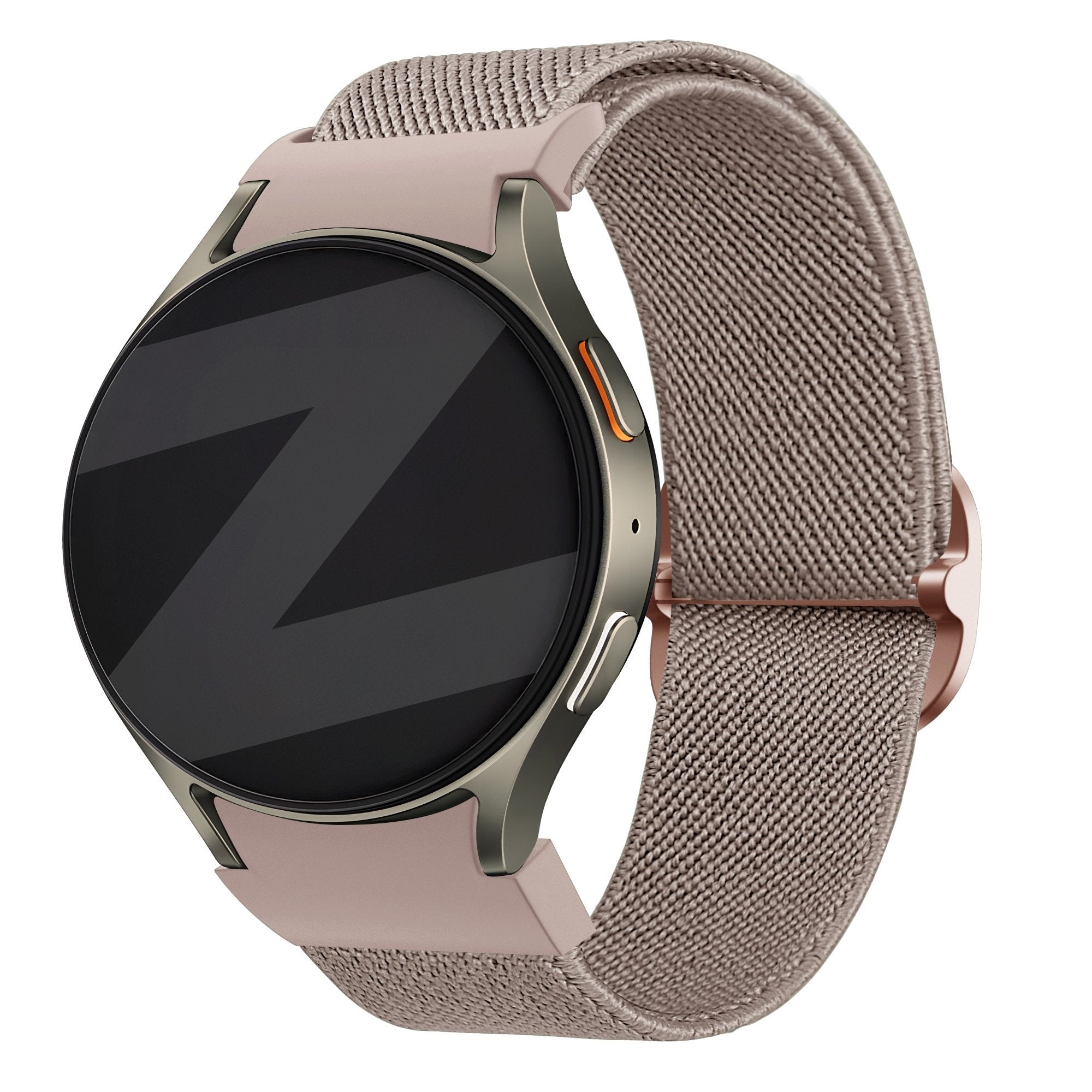 Bandz Samsung Galaxy Watch 4 40mm Elastisches Armband 'Easy Fit' (Milk Tea)