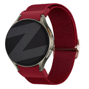 Bandz Samsung Galaxy Watch 6 - 40mm Elastisches Armband 'Easy Fit' (Rot)