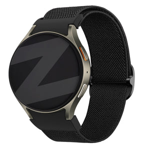 Bandz Samsung Galaxy Watch 5 - 44mm Elastisches Armband 'Easy Fit' (Schwarz)