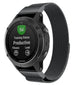 Garmin Fenix 5 (Plus) / 6 (Pro) Milanese Armand (Schwarz)