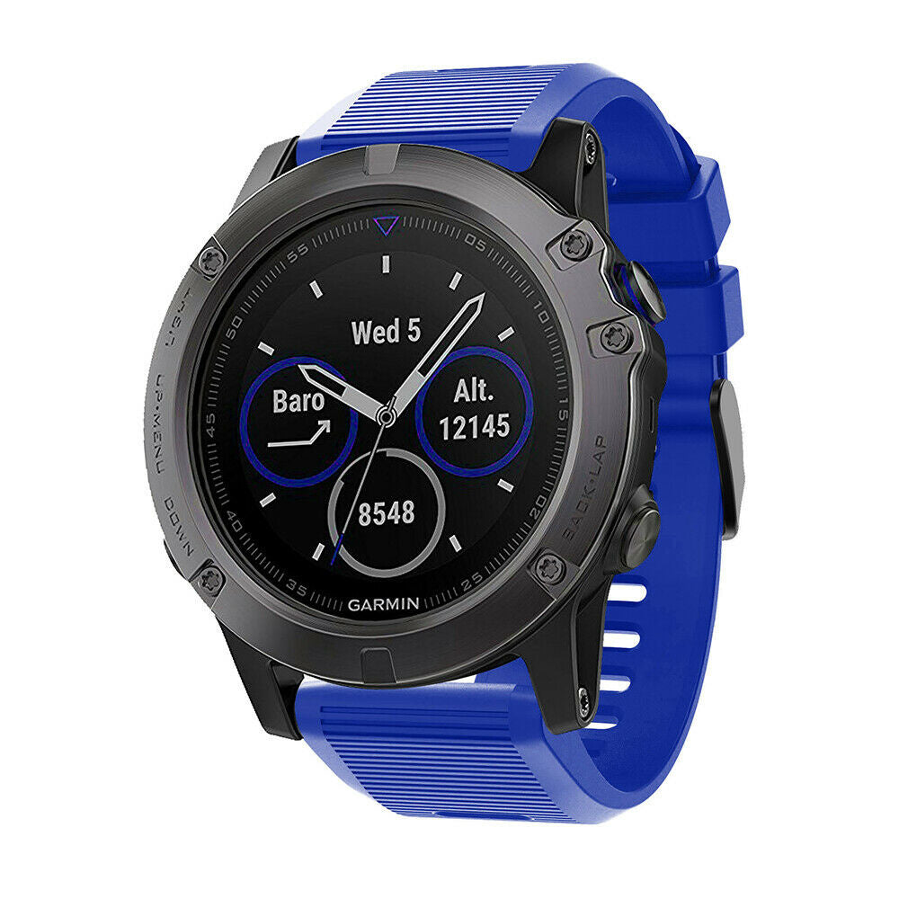 Garmin Fenix 8 Pro - 51mm Silikonarmband (Blau)