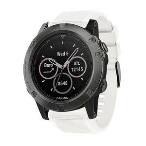Garmin Fenix 8 Pro - 51mm Silikonarmband (Weiß)