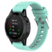 Garmin Fenix 7s Glossy Silicone Strap (Aqua)