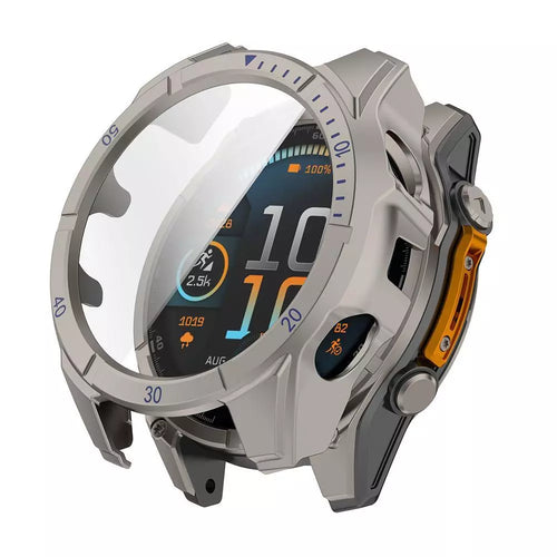 Garmin Fenix 8 - 51mm AMOLED Hartschale mit Glass (Titane/Blau)