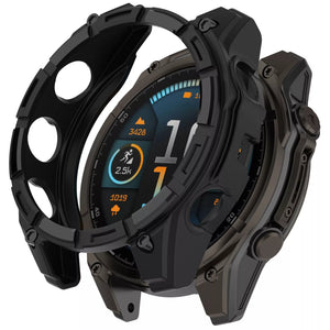 Garmin Fenix 8 - 47mm SOLAR robustes TPU Hülle (Schwarz)