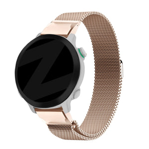 Bandz Garmin Approach S70 - 42mm Milanese Loop-Armband (Roségold)