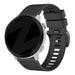 Bandz Garmin Fenix 5x/6x Buckled Silicone Strap (Black)