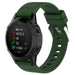 Garmin Fenix 7s Glossy Silicone Strap (Army Green)