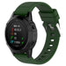 Garmin Instinct Glänzendes Silikonarmband (Armeegrün)