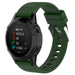 Garmin Approach S70 - 42mm Glänzendes Silikonarmband (Armee Grün)