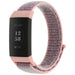 Fitbit Charge 3 Nylonarmband (Rosa)