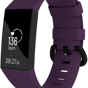 Fitbit Charge 4 Silikonarmband (Lila)