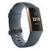 Fitbit Charge 3 Silikonarmband (Grau Blau)