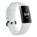 Fitbit Charge 3 Silikonarmband (Weiß)
