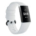 Fitbit Charge 4 Silikonarmband (Weiß)
