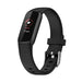 Fitbit Luxe Silikonarmband (Schwarz)