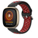 Fitbit Sense Sportarmband (Schwarz/Rot)