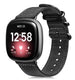 Fitbit Sense Nylon-Schnallenband (Schwarz)