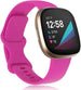 Fitbit Sense Silikonarmband (Helles Rosa)