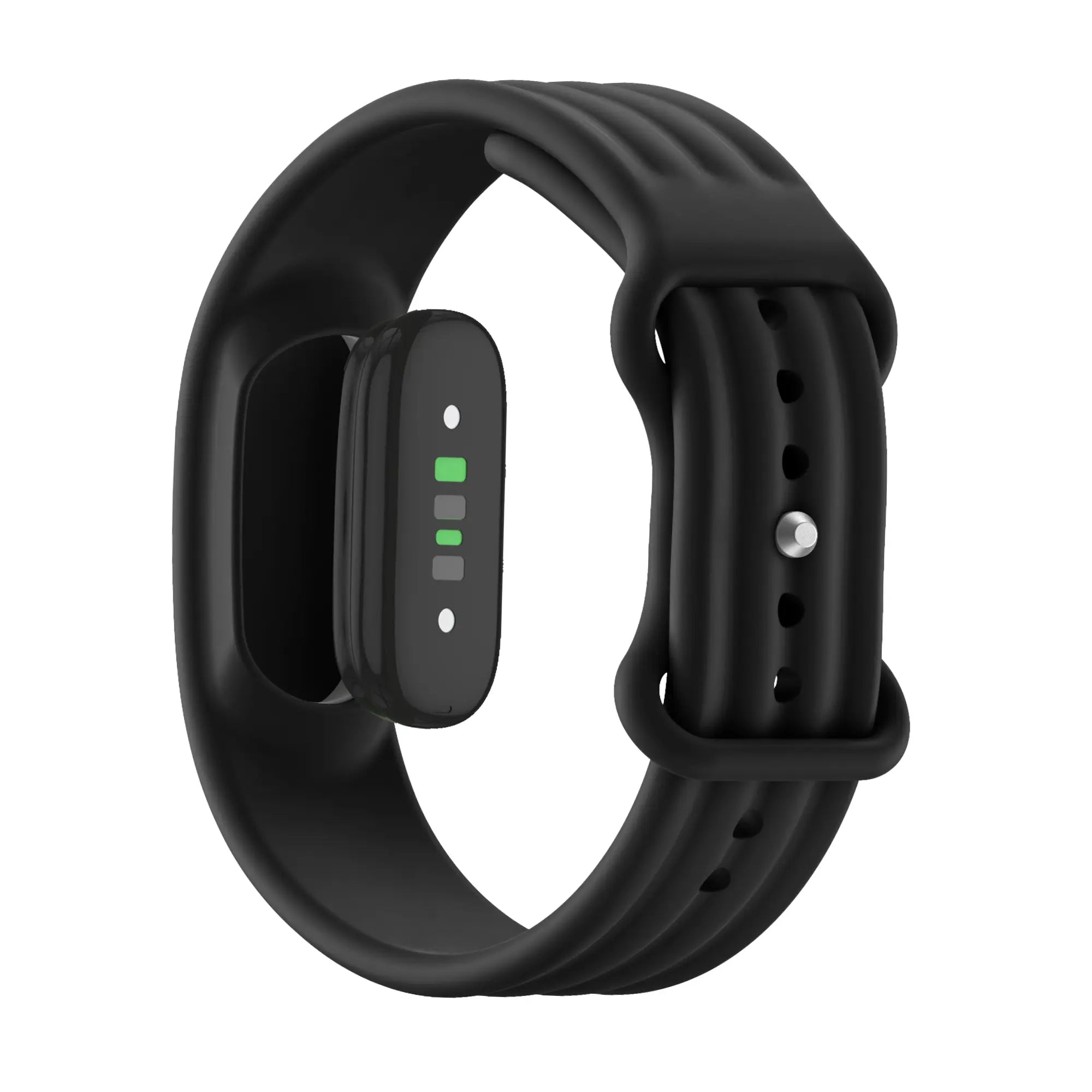 Bandz Fitbit Air Silikonarmband 'Classic' (Schwarz)