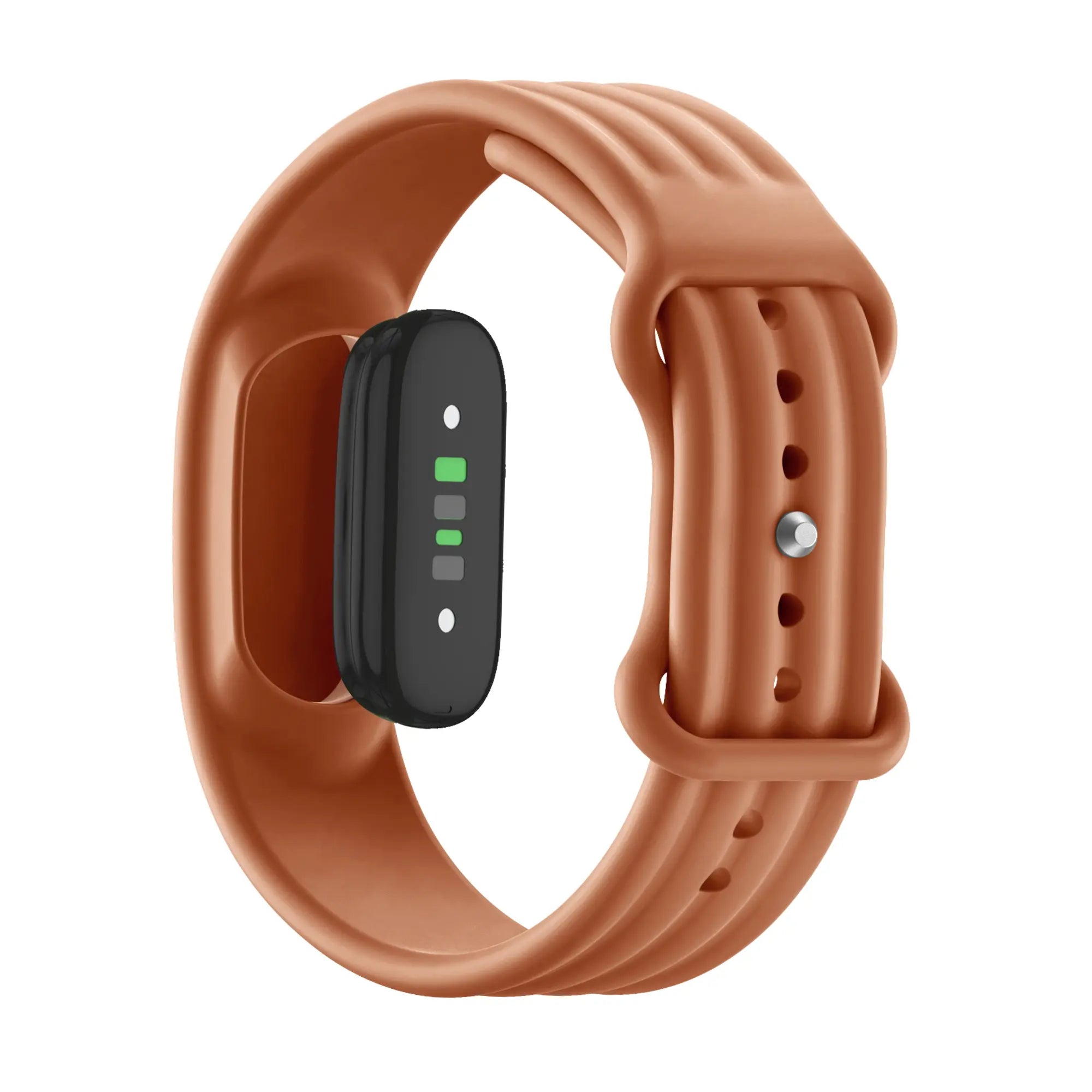 Bandz Fitbit Air Silikonarmband 'Classic' (Dunkelorange)