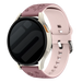 Fossil Gen 6 - 42mm Flower Silikonarmband (Rauchiges Lila/ Hellrosa)
