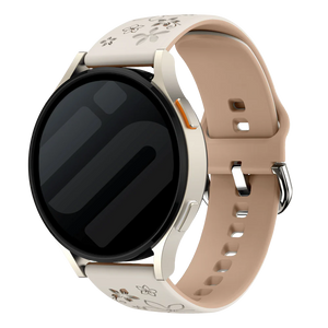 ICE Smart ST 2.0 Round 1.20 Flower Silikonarmband (Polarstern/Beige)