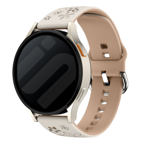 ICE Smart ST 2.0 Round 1.20 Flower Silikonarmband (Polarstern/Beige)