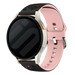 ICE Smart ST 2.0 Round 1.20 Flower Silicone Strap (Black/Light Pink)