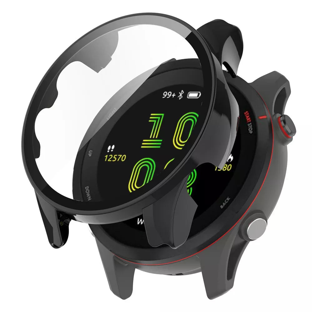 Garmin Forerunner 255 Hartschale mit Glass (Schwarz)