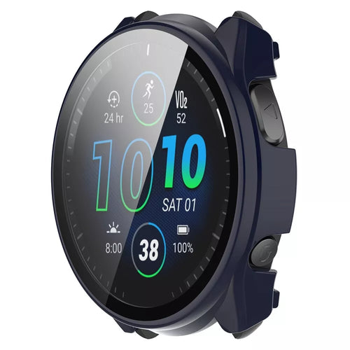 Garmin Forerunner 965 Hart-Hülle mit Glass (Dunkelblau)