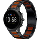 Fossil Gen 5 Holz/Stahlarmband (Schwarz)
