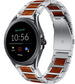 Fossil Gen 5e 44mm Wood/Steel Strap (Silver)